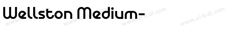 Wellston Medium字体转换